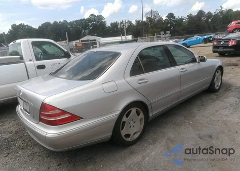 2000 Mercedes-Benz S 500 from USA, damaged, VIN WDBNG75J5YA098491
